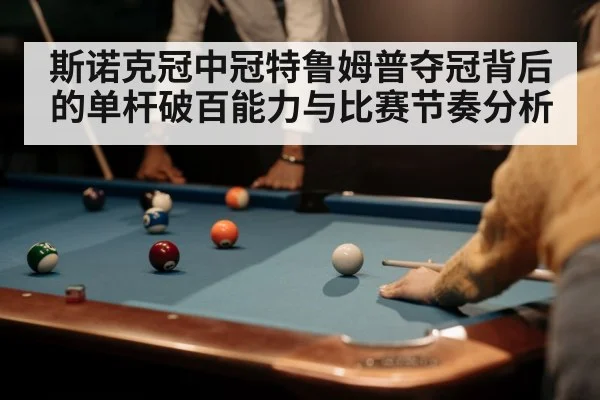 snooker player cue